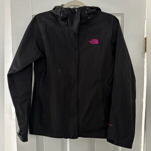 The North Face Women's Black and Pink Ski Jacket